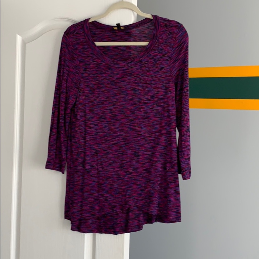 Very Soft Dark Purple and Magenta Top